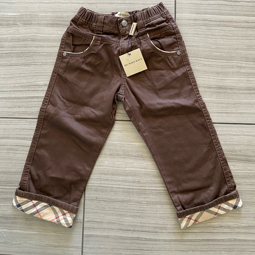 Authentic Burberry boy pants